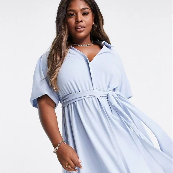 wool jersey wrap dress Boden Women's Carla Jersey Wrap Dress in Blue main image 0